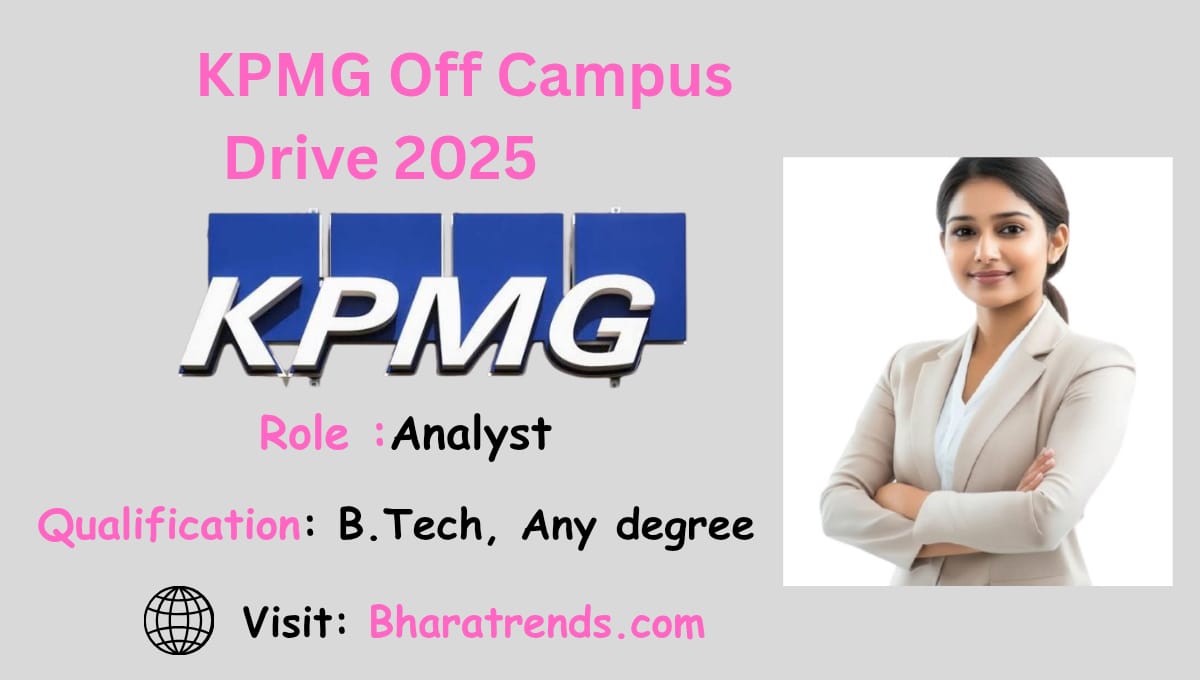 KPMG analyst jobs apply now